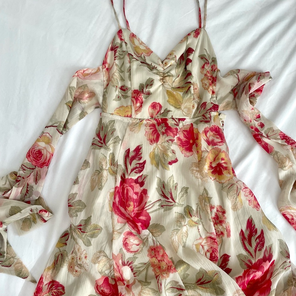 H&M floral maxi dress